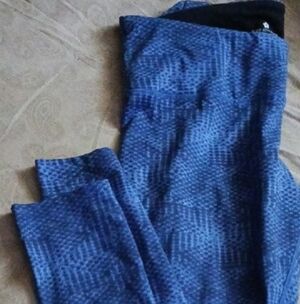 Tuff Athletics Blue Patterned Leggings